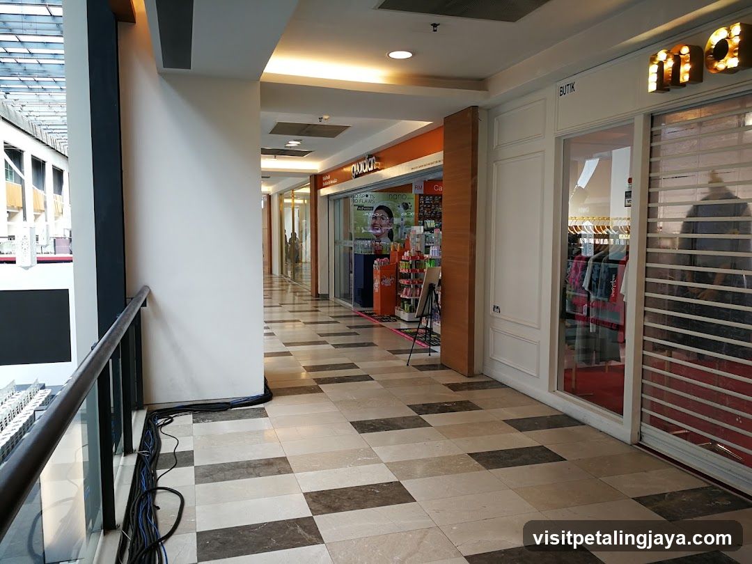 Shopping Mall Corridor Interior