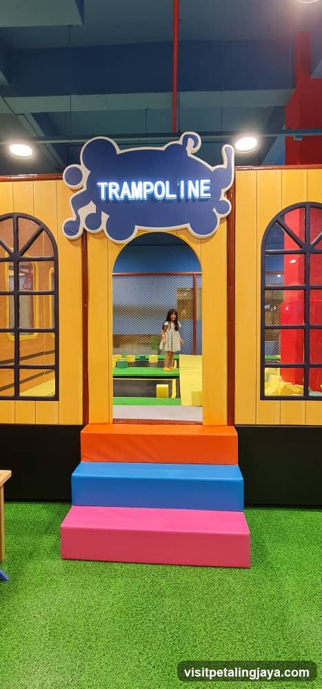 Trampoline Play Area Entrance