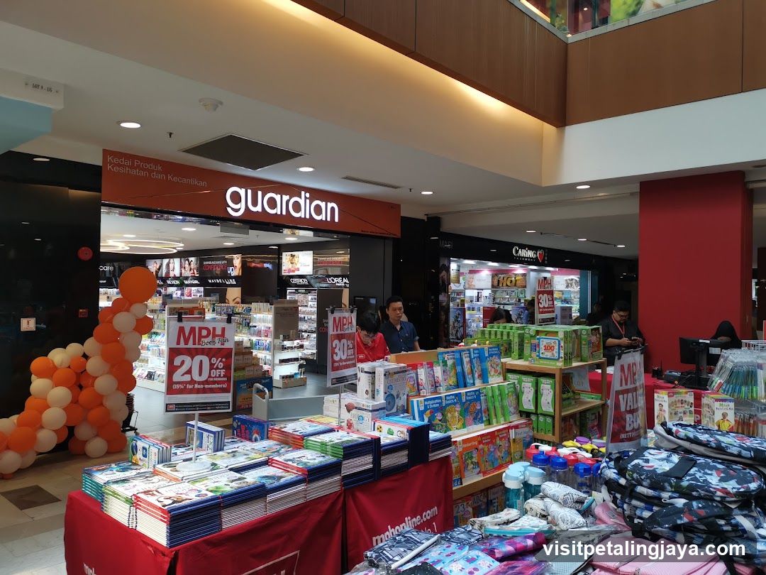 Guardian Store Interior with Promotional Displays