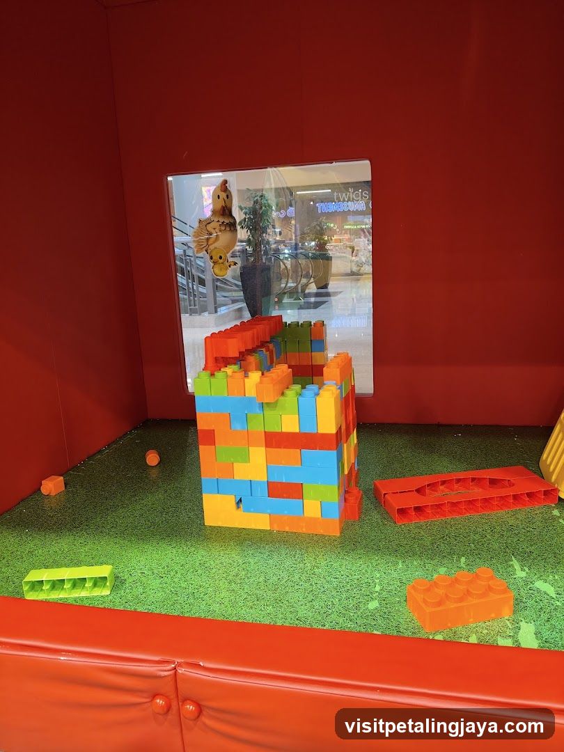Colorful Block Play Area