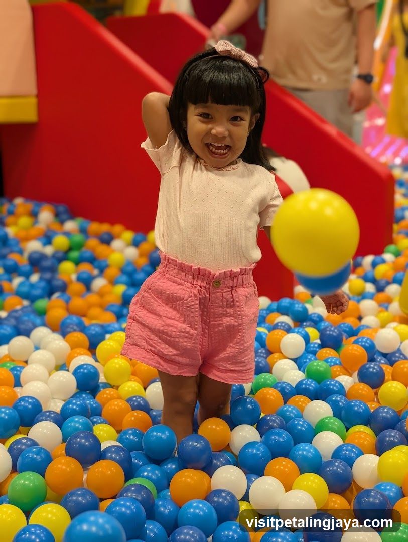 Child in Ball Pit