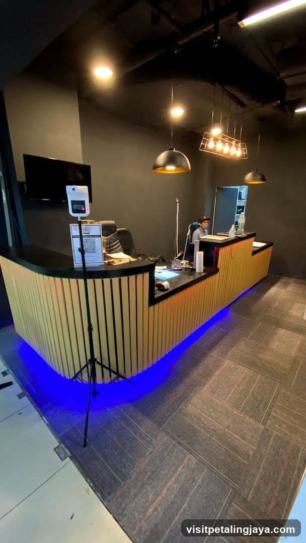 Modern Reception Desk Interior