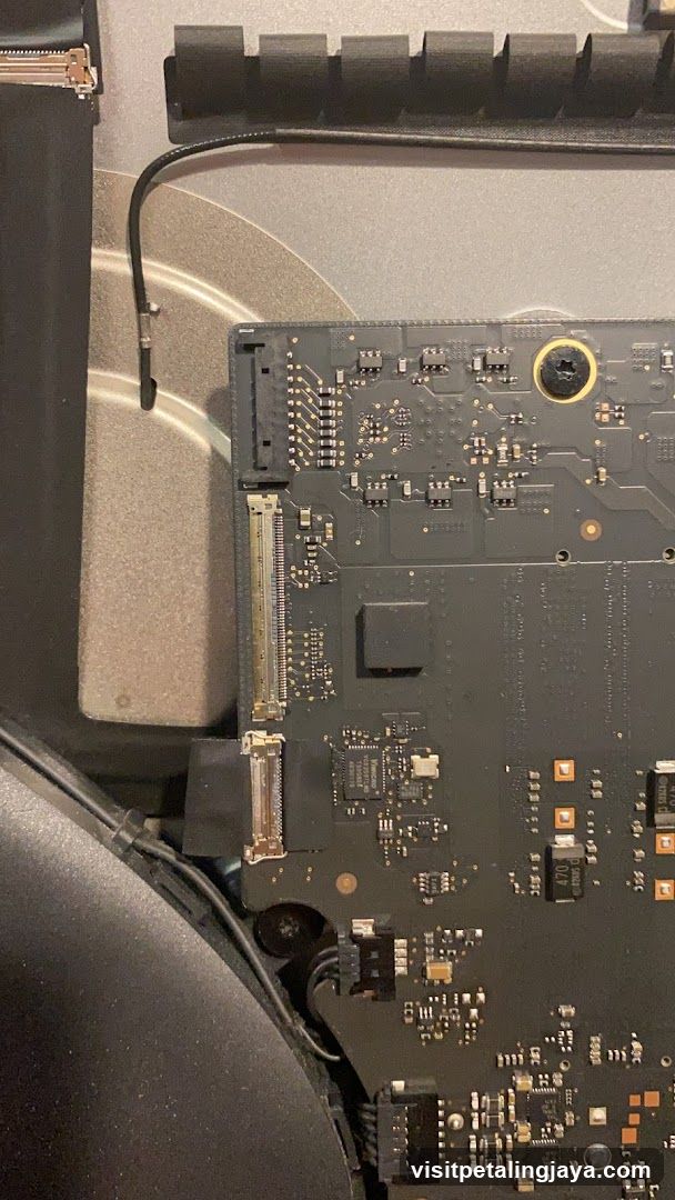 Laptop Motherboard Interior View