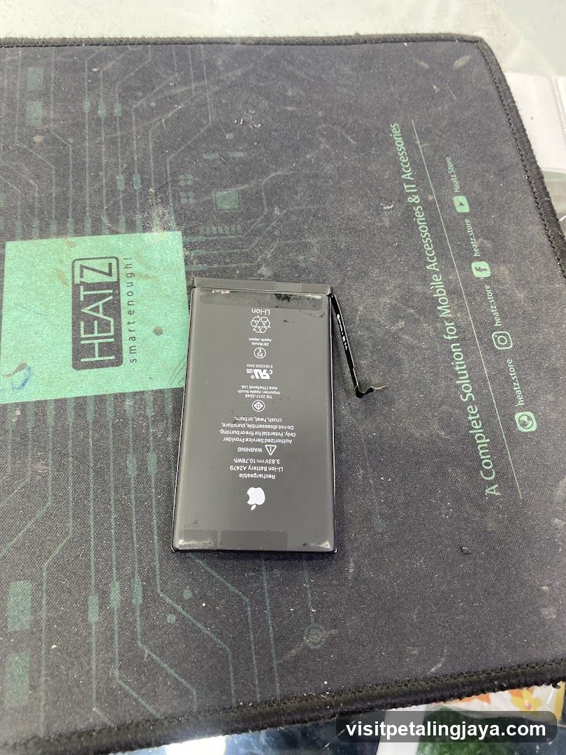 Apple Battery on Mat