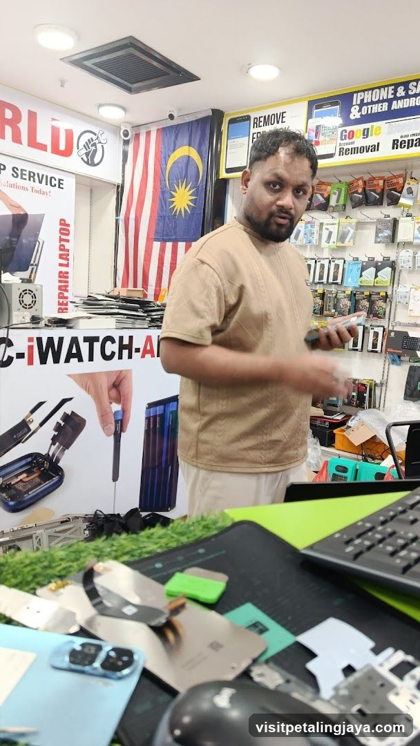 Electronics Repair Shop Interior