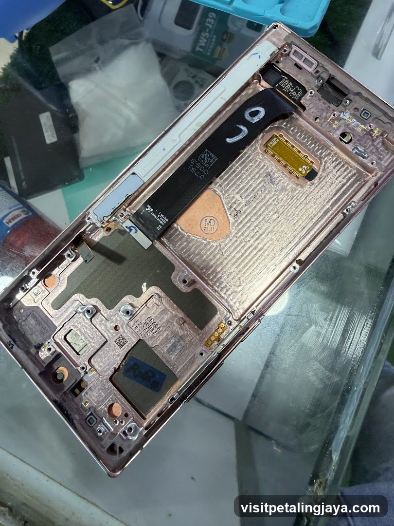 Disassembled Smartphone Frame