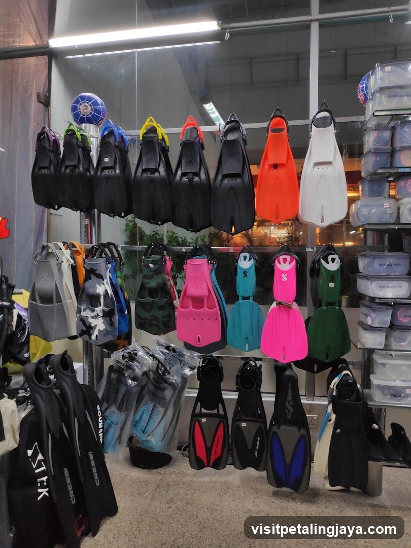 Diving Gear Display