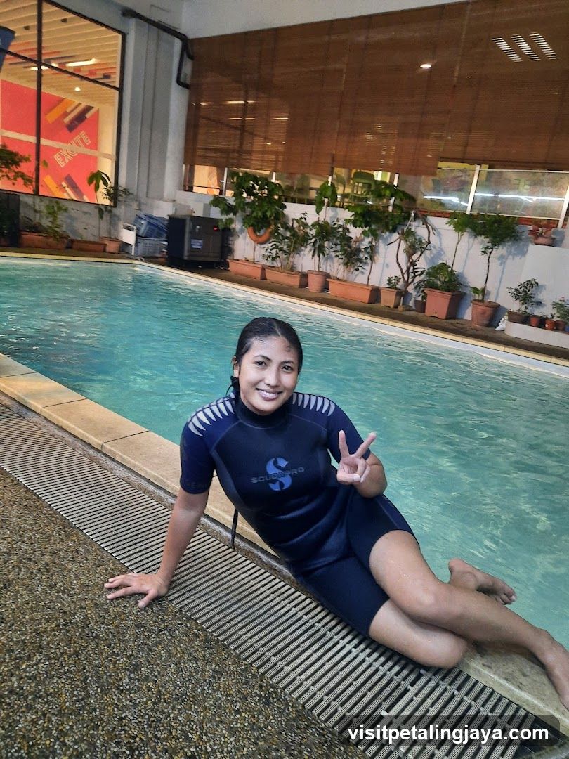 Swimmer by Poolside