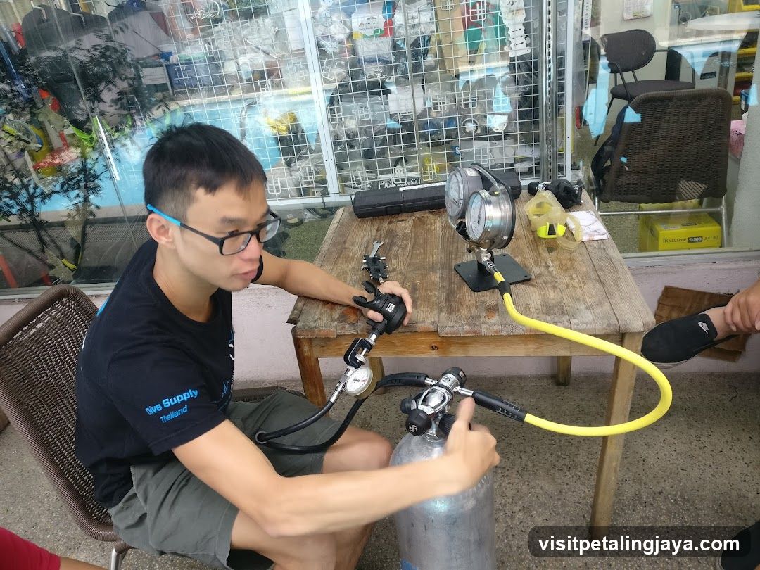 Diving Gear Setup
