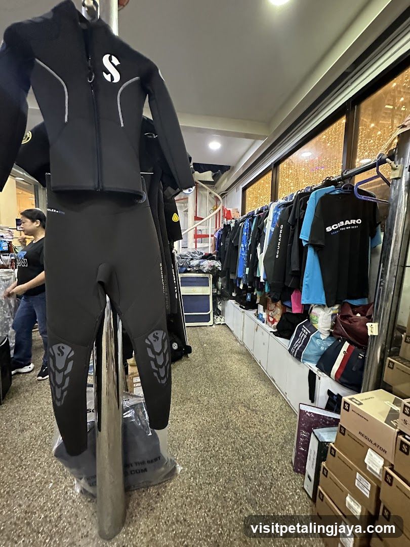 Wetsuit and Apparel Store Interior