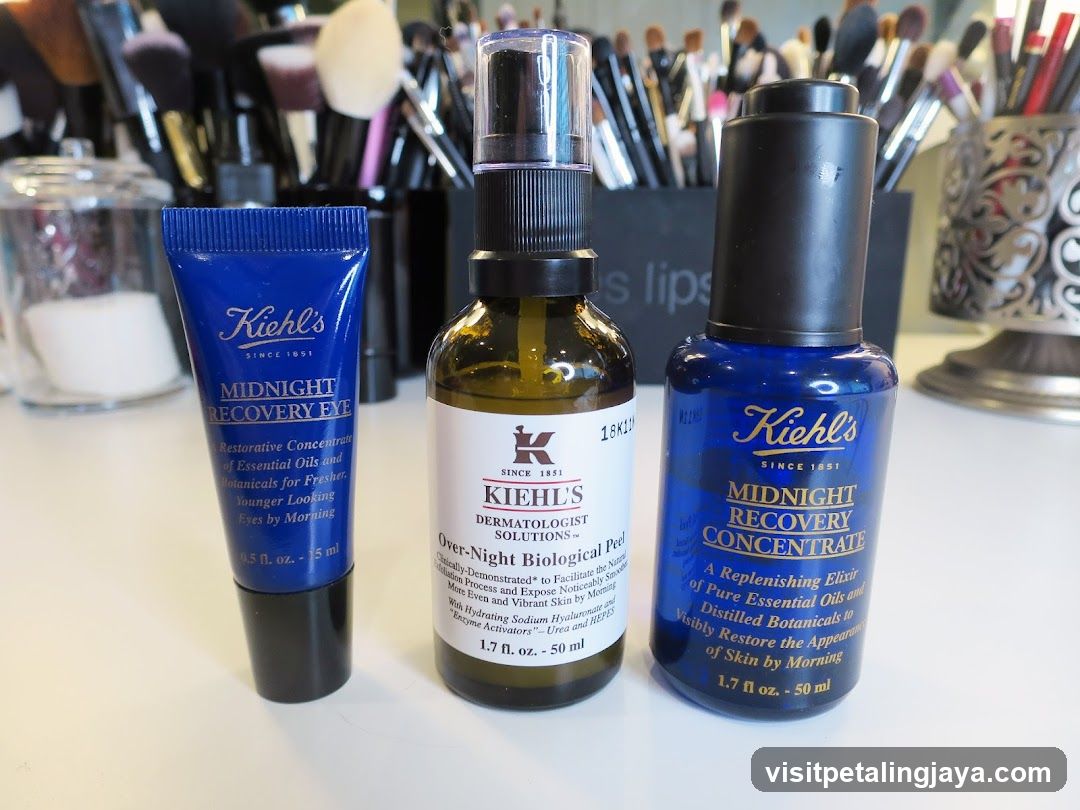 Kiehl's Skincare Products Display