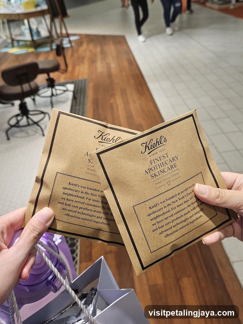 Kiehl's Skincare Samples in Store