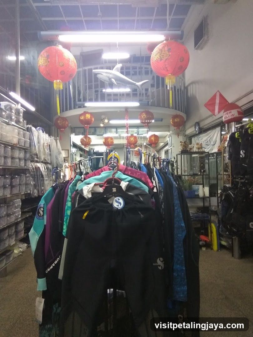 Diving Gear Store Interior