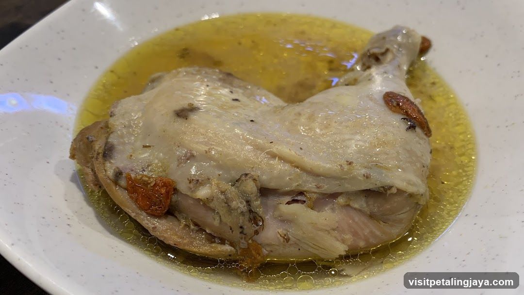 Roasted Chicken Leg with Jus