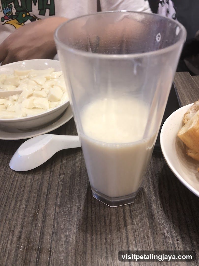 Milk and Dessert on Table