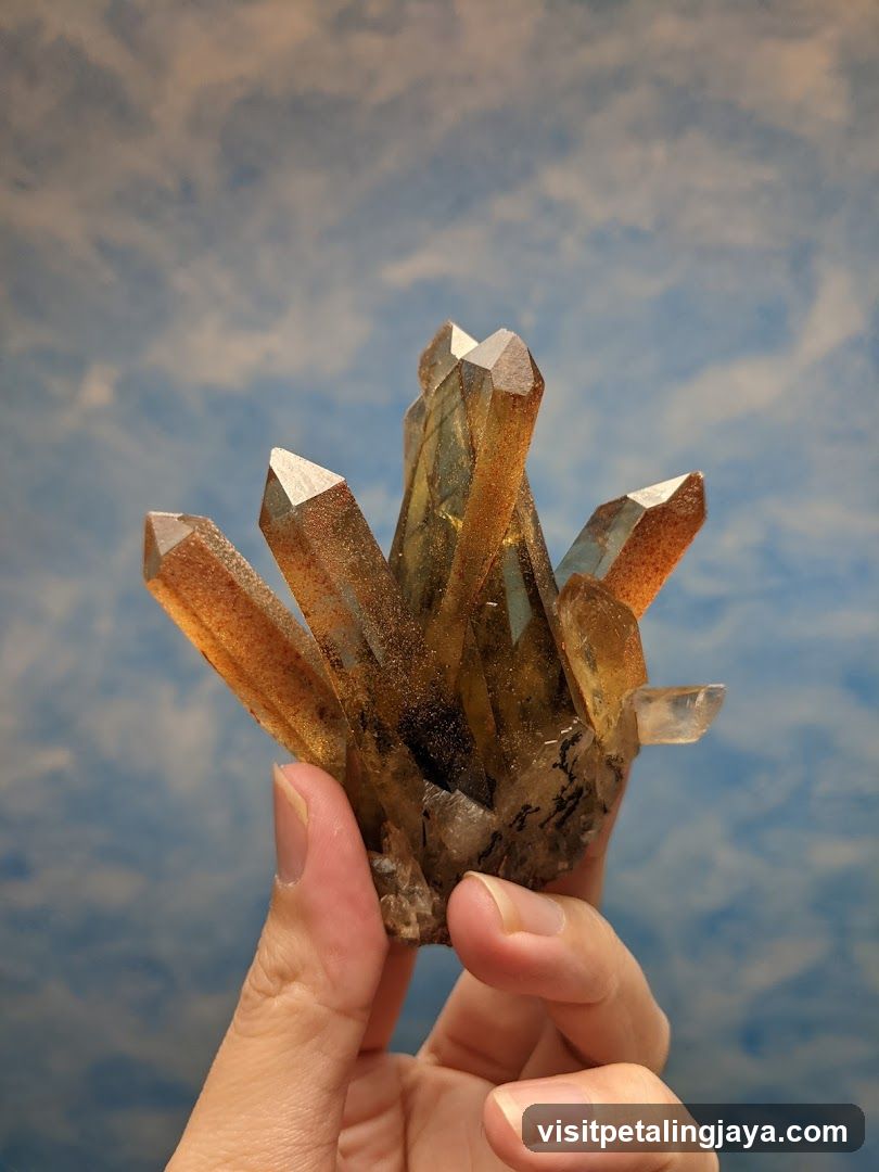 Crystal Cluster Held in Hand