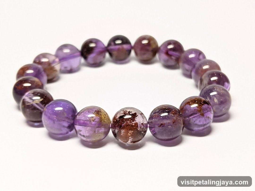 Amethyst Beaded Bracelet