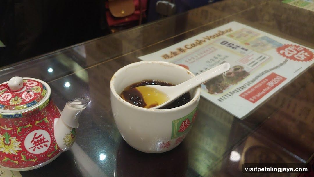 Dessert and Tea on Table