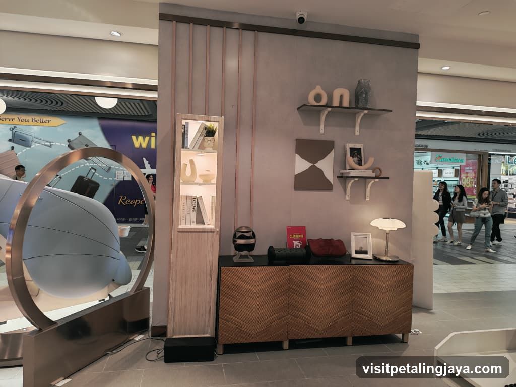 Interior Display with Decorative Furniture and Artwork