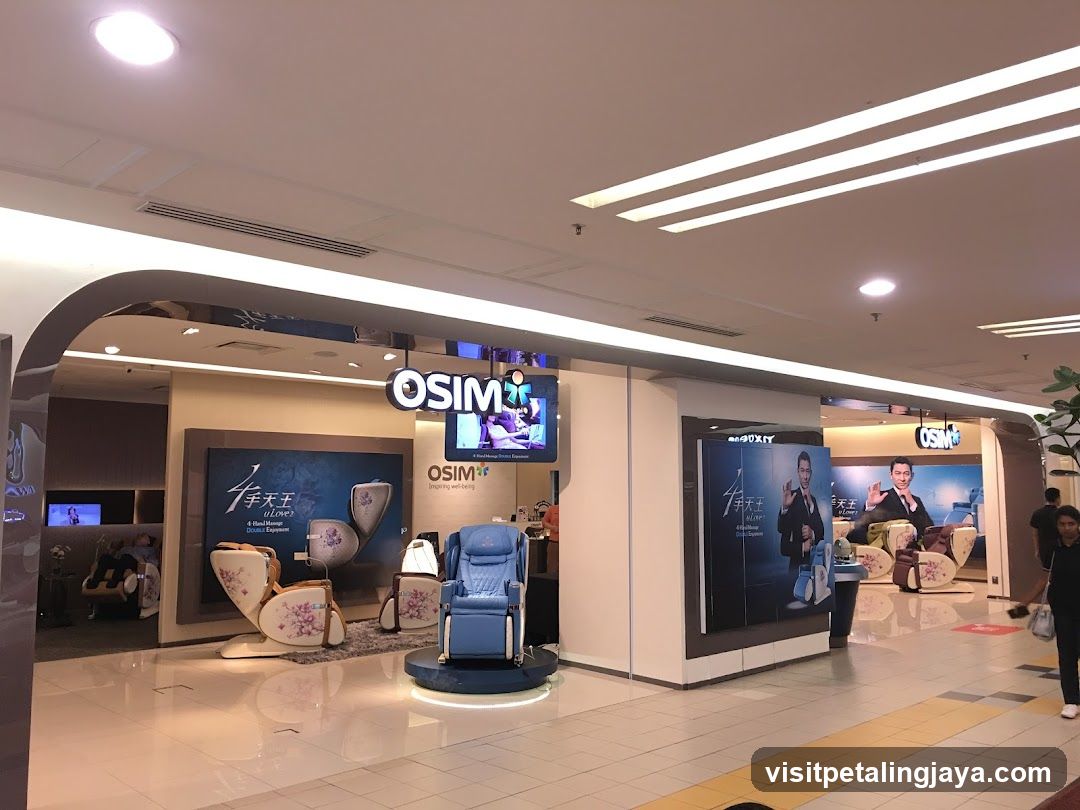 Osim Spa Store Interior Display