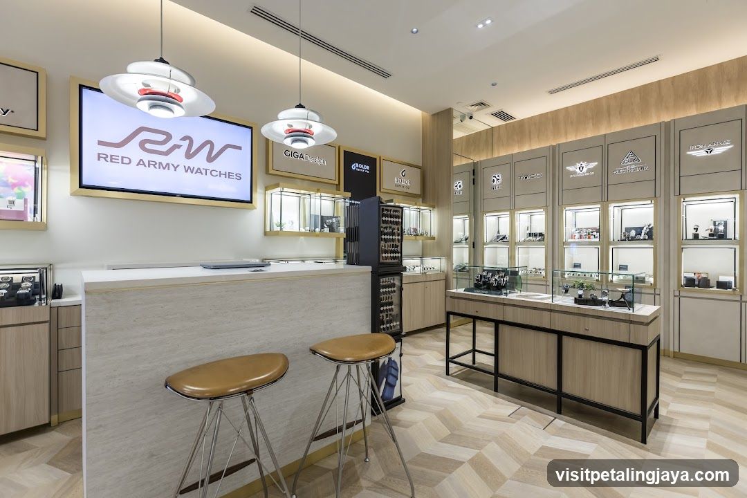 Red Army Watches Store Interior