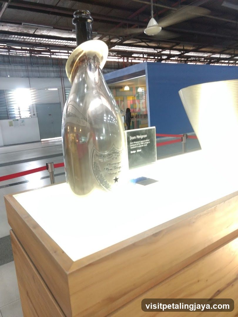 Champagne Bottle Display