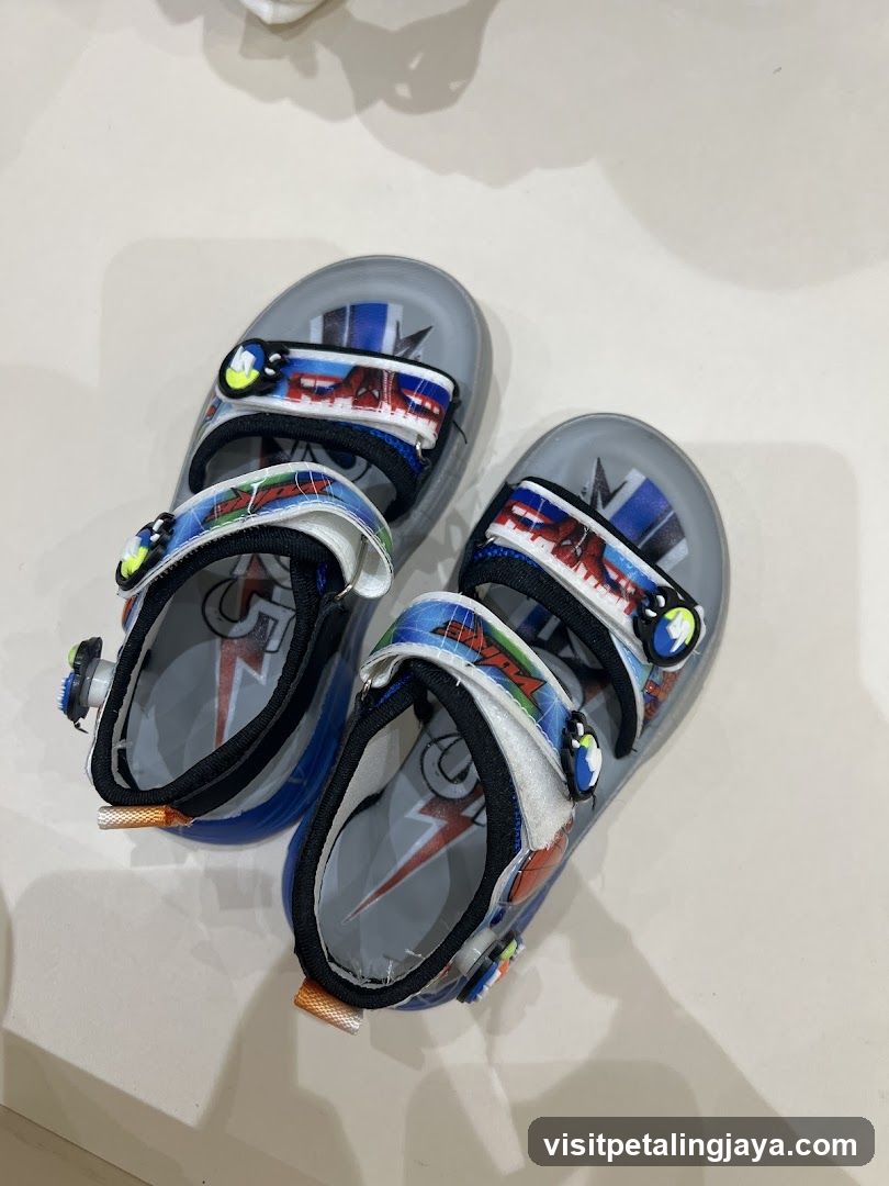 Children's Sandals Display