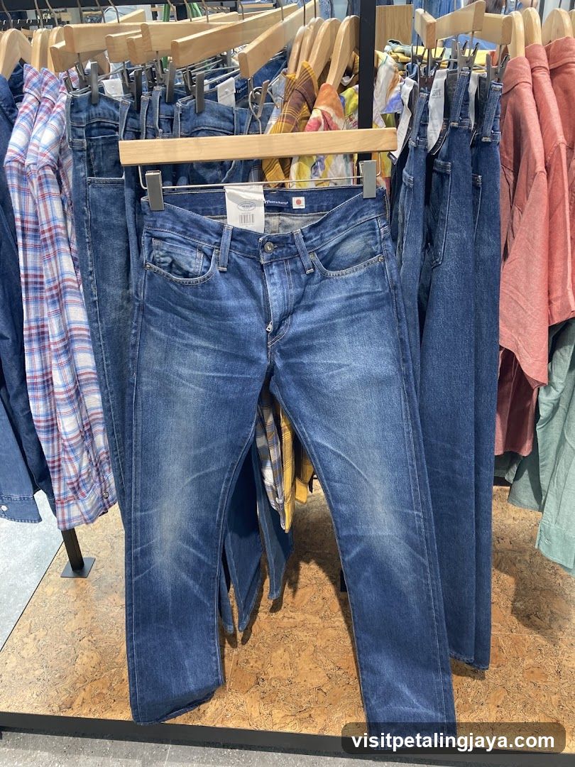 Denim Clothing Display