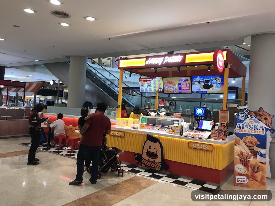 Happy Potato Kiosk in Mall