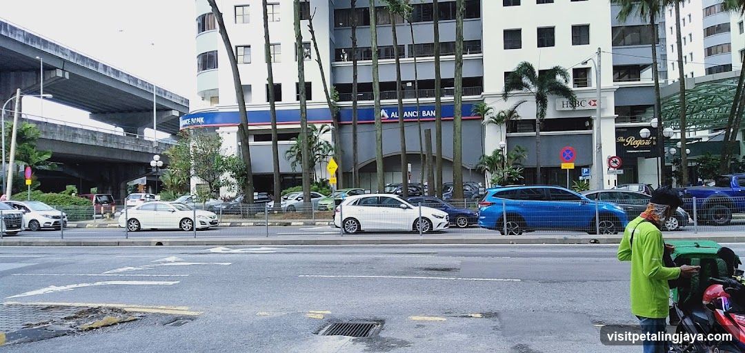 Street Scene with Shops and Vehicles