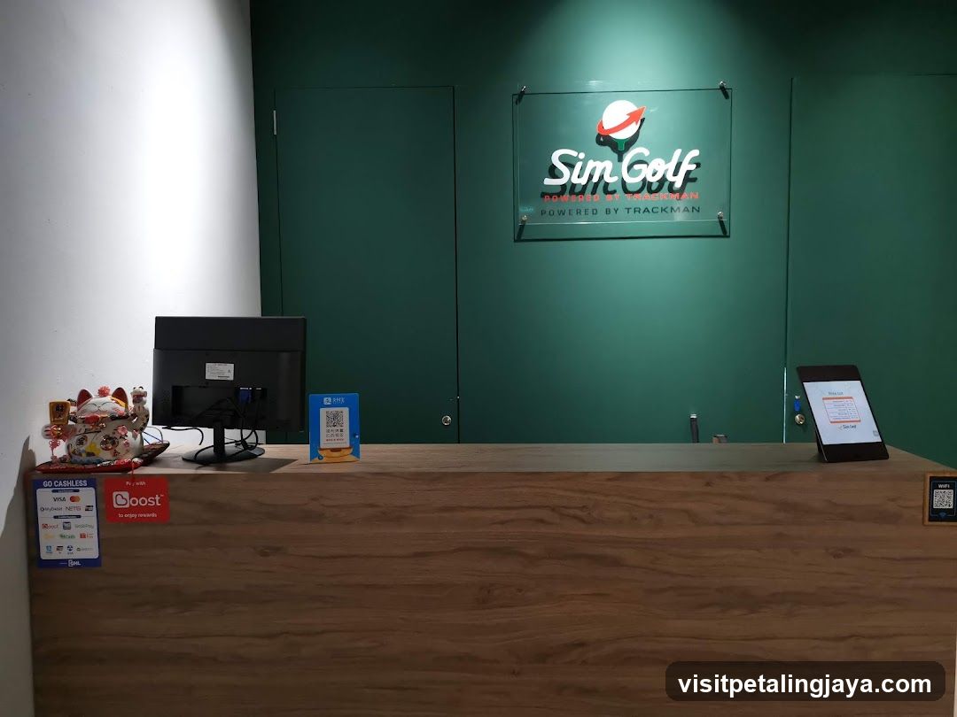 SimGolf Reception Desk