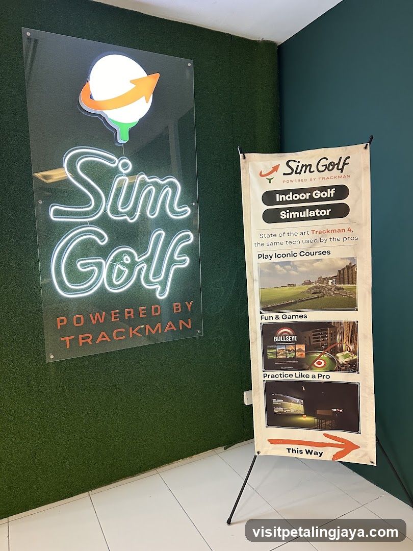 Sim Golf Indoor Simulator Signage