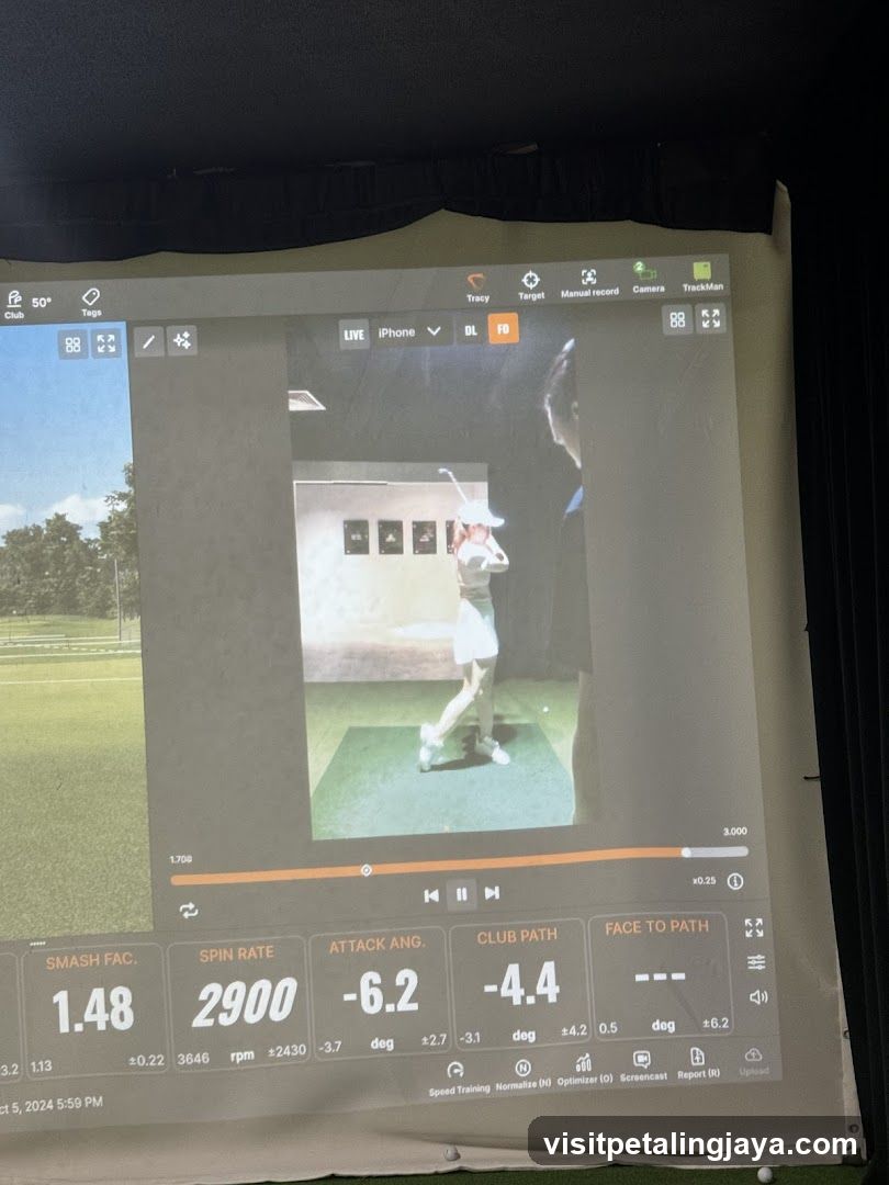 Golf Swing Analysis Screen