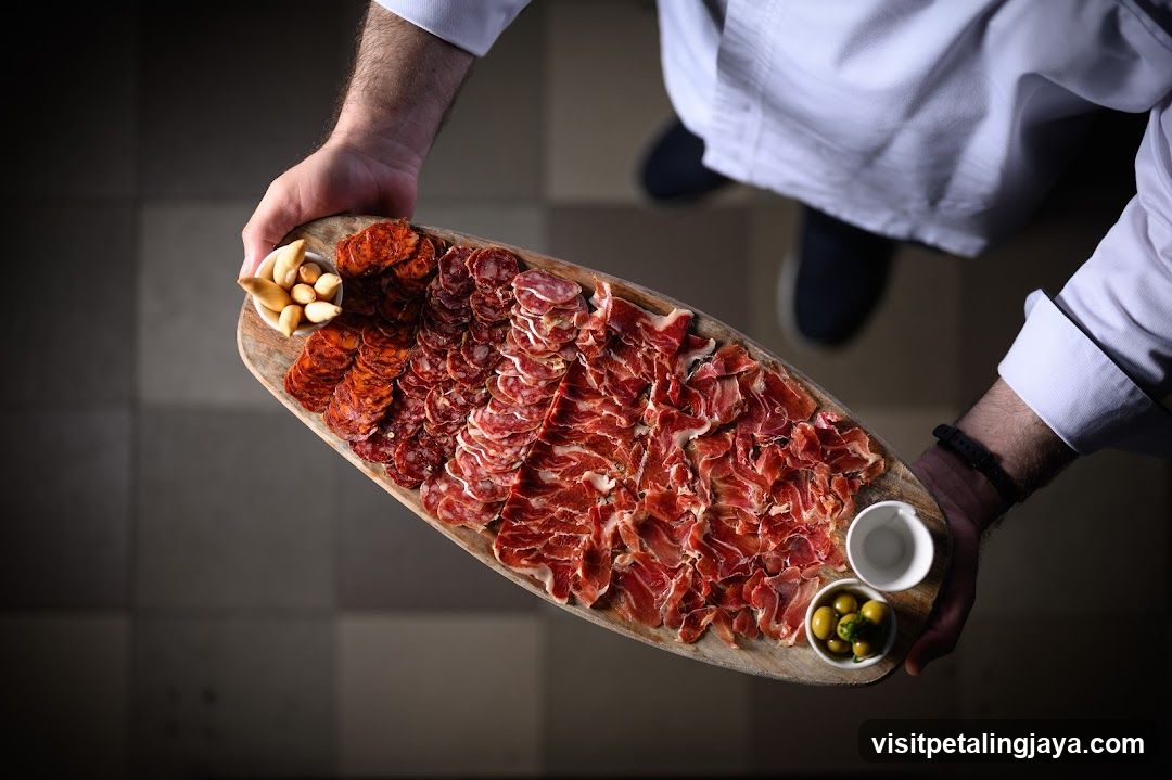 Charcuterie Platter with Salami and Olives