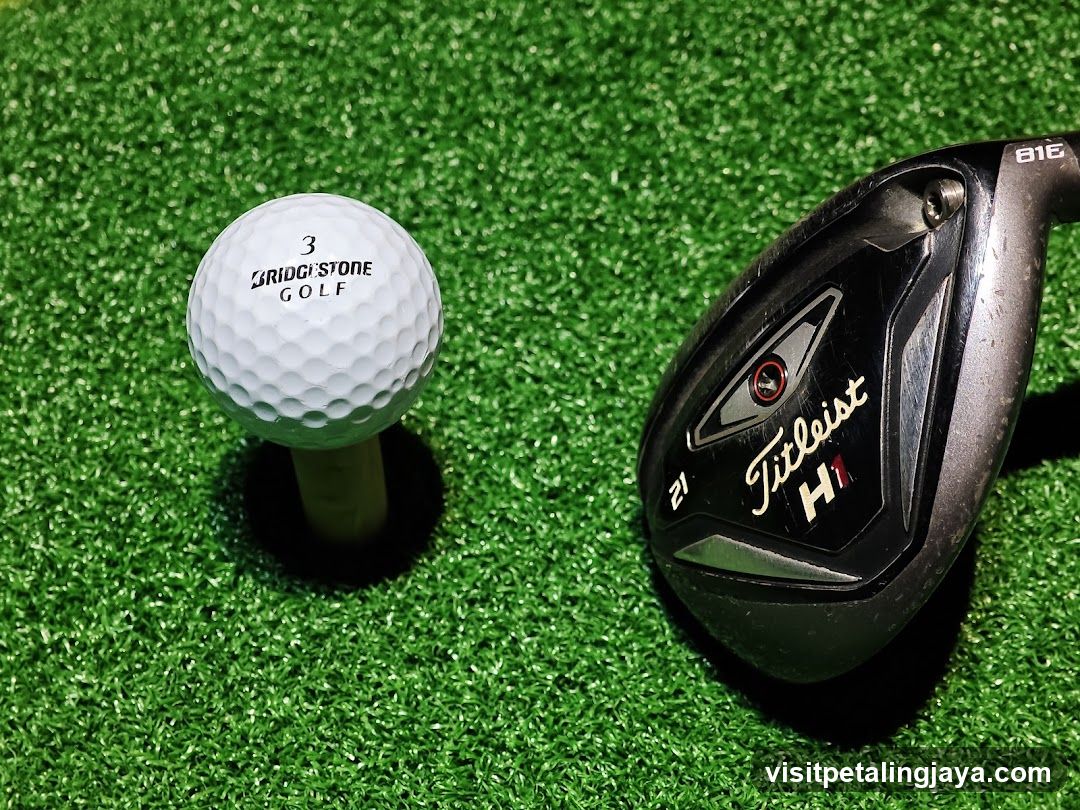 Golf Club and Ball on Artificial Turf