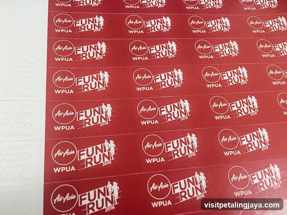 AirAsia Fun Run 2016 Sticker Sheet