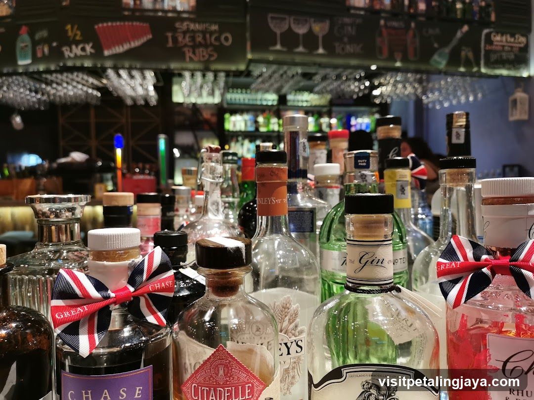 Bottle Collection at Bar