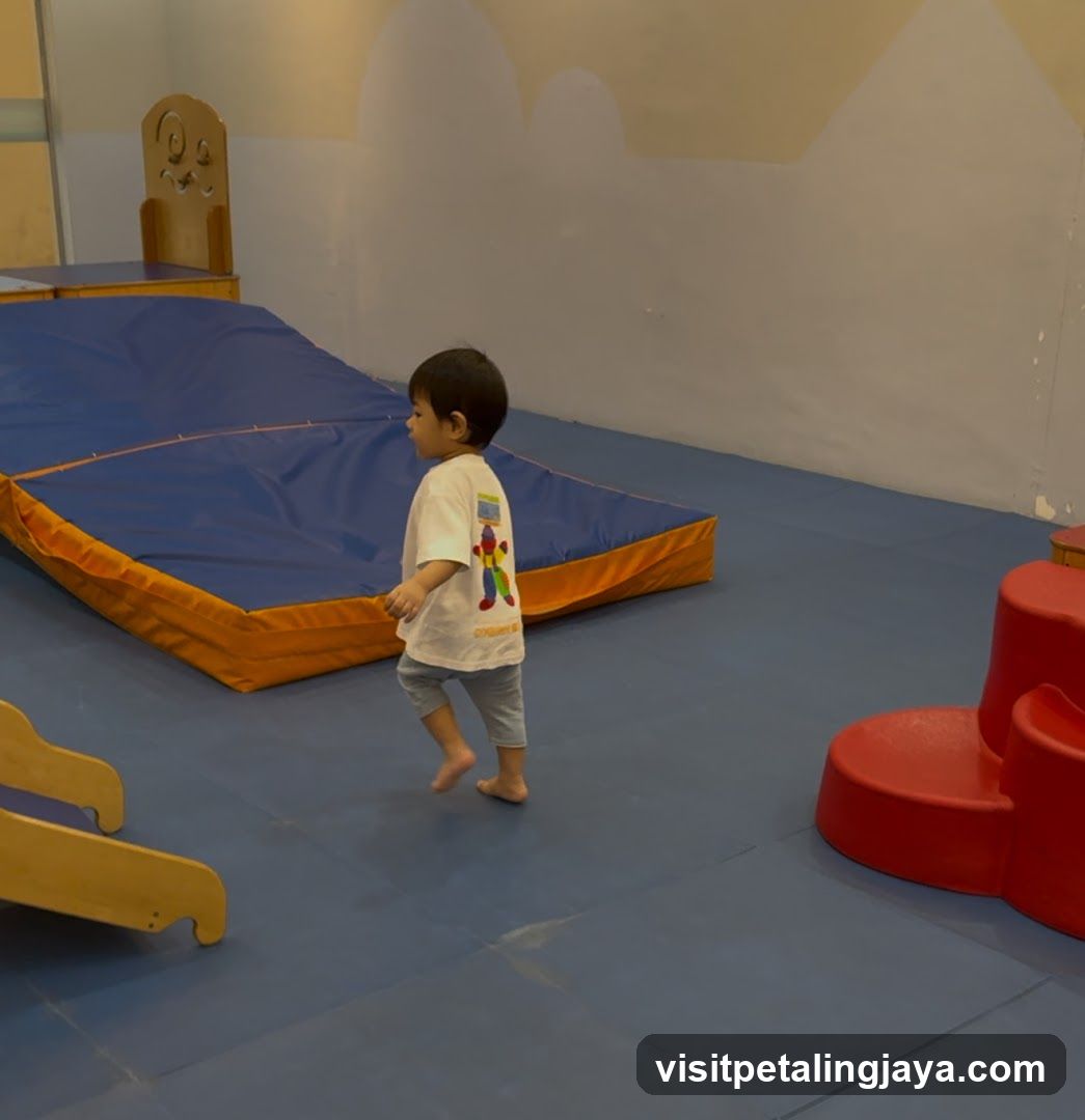 Toddler in Playroom