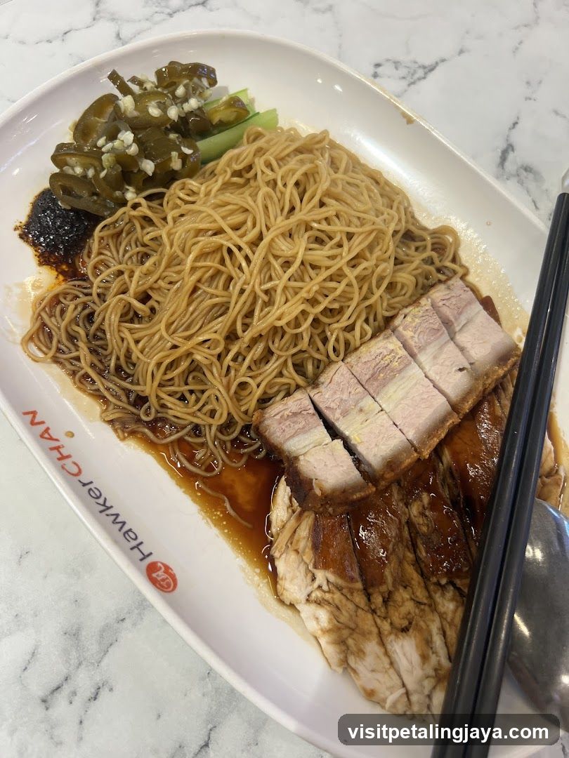 Hawker Chan Noodle Dish