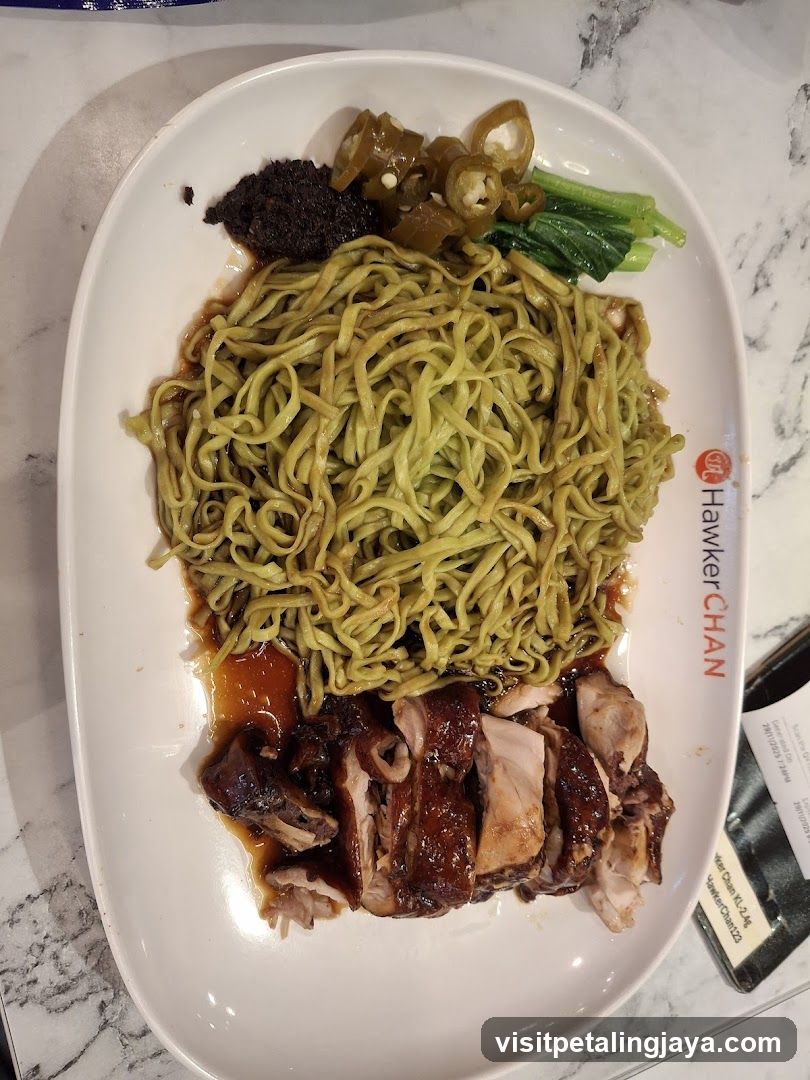 Hawker Chan Noodle Dish