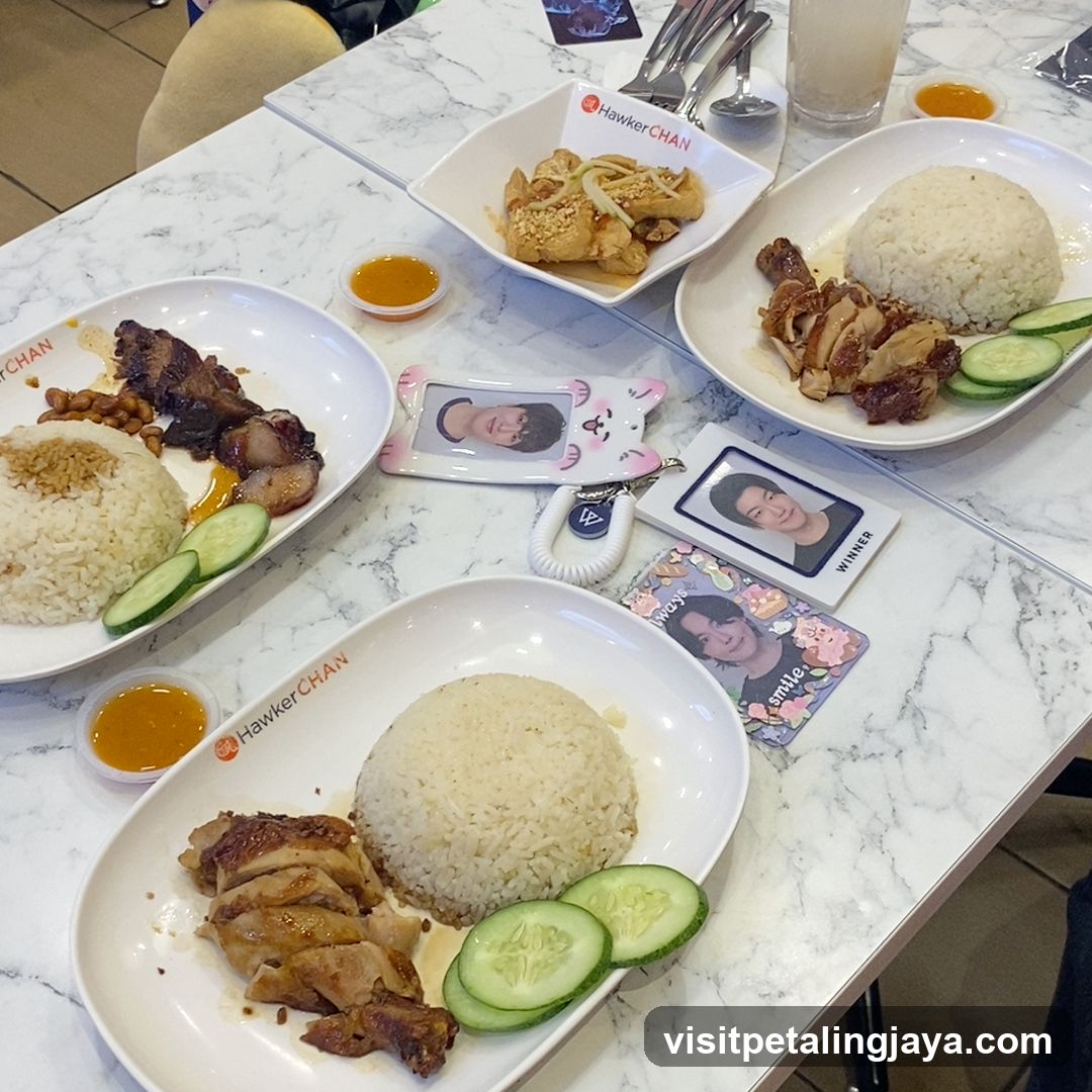 Hawker Chan Table Spread