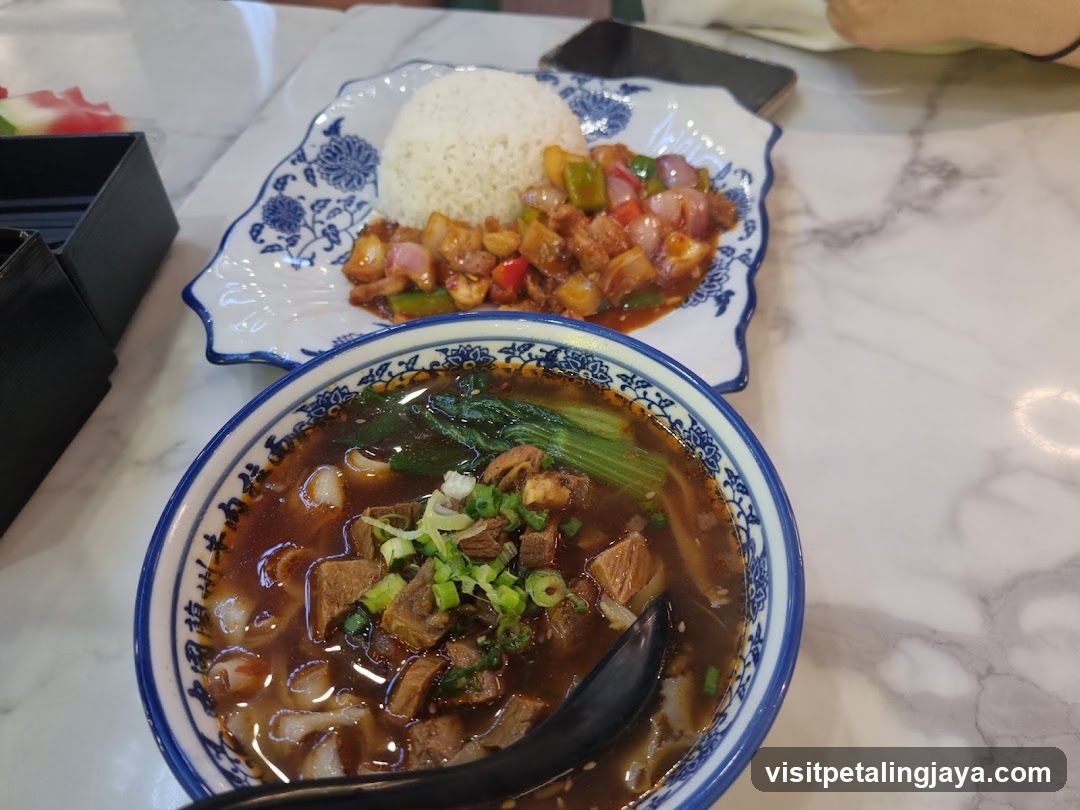 Dining Table with Chinese Dishes