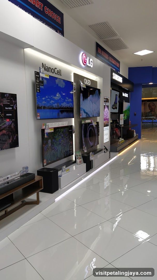 Electronics Store Interior Display