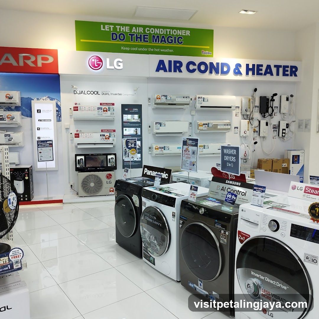 Electronics Store Interior Display