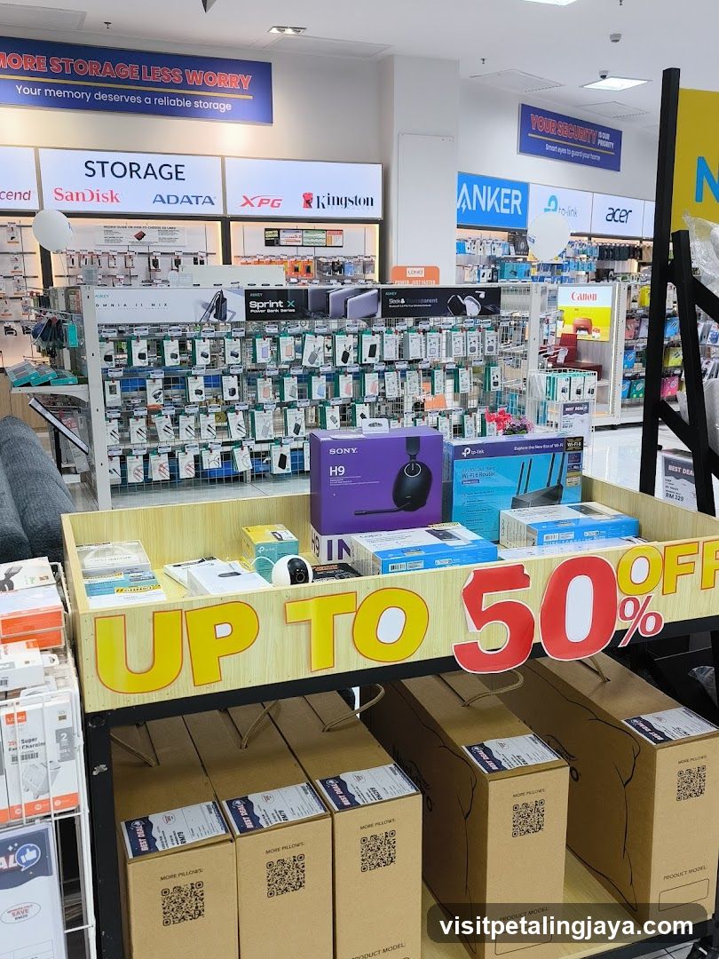 Electronics Store Interior Display