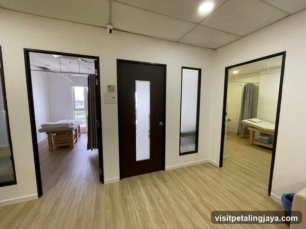 Interior of a treatment room or clinic