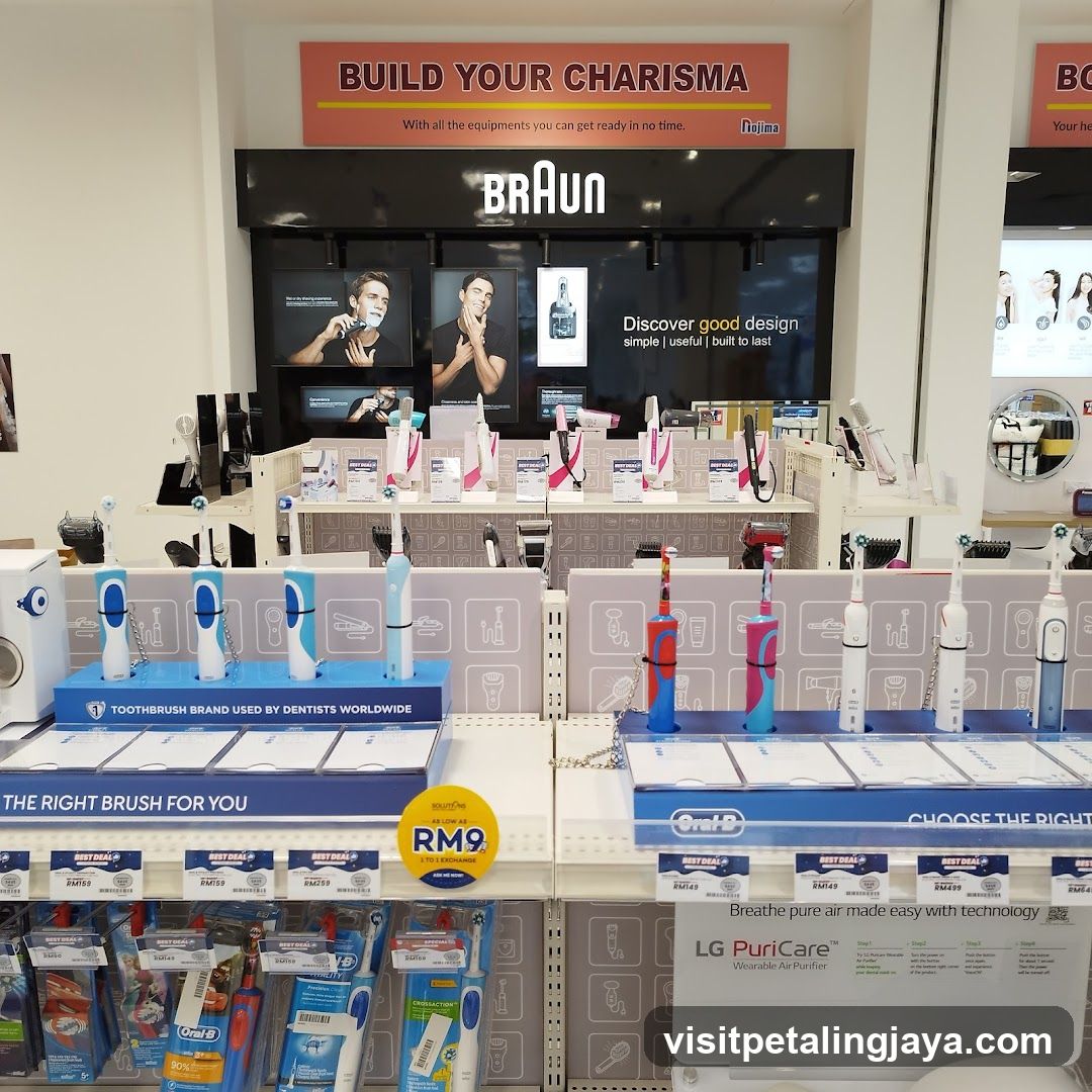 Electronics Store Interior Display