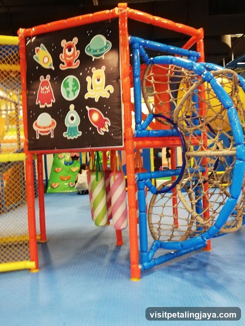 Children's Play Area with Space Theme