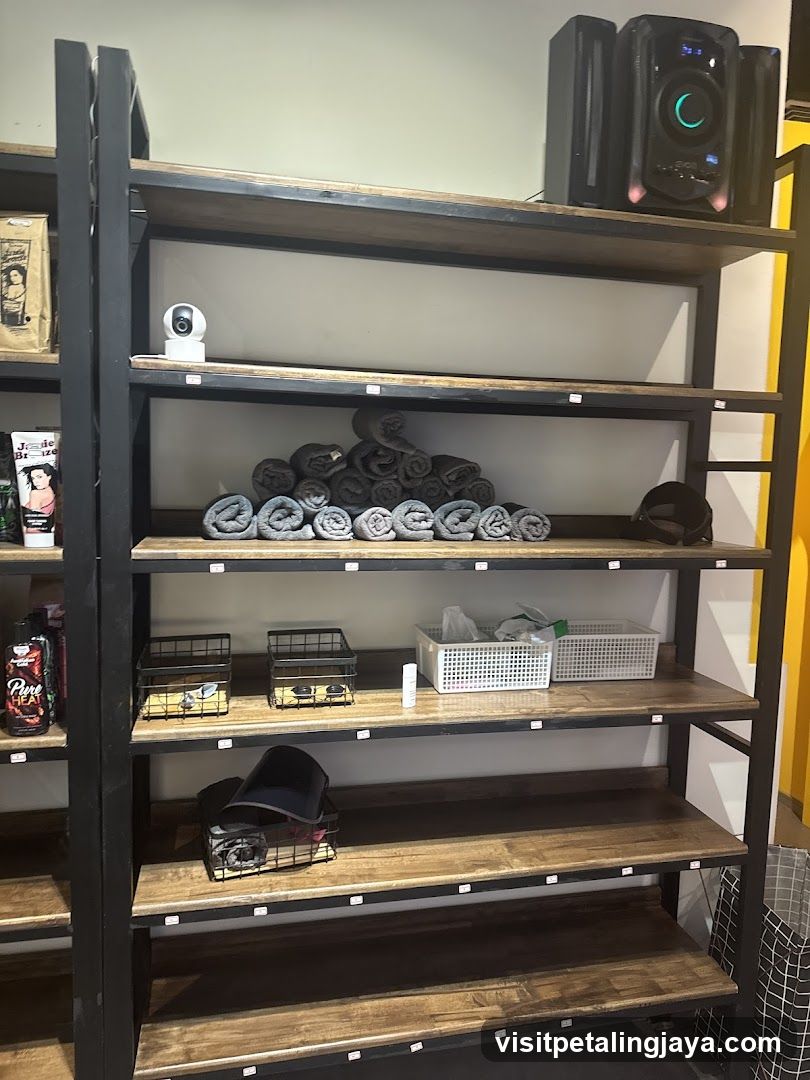 Shelved Merchandise Display