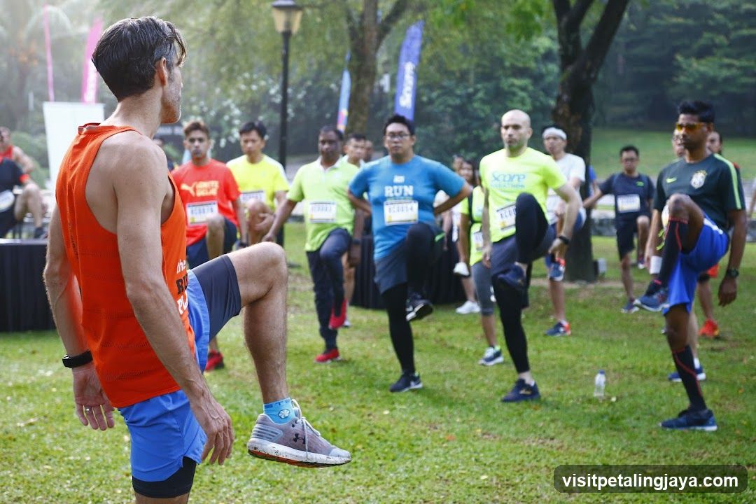 Outdoor Group Stretching Session